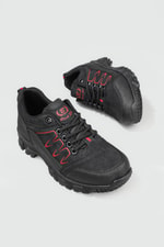 Outdoor Rahat Siyah Kırmızı Unisex Spor Ayakkabı 578 Unisex Outdoor BLACK SEA BLACK SEA 578 GARSON TRAKİNG