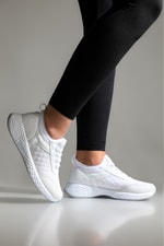 Rahat Anoraklı Günlük Beyaz Unisex Spor Ayakkabı 7060 Unisex Günlük Spor Ayakkabı Lambırlent LAMBIRLENT 7060 UNİSEX SPOR