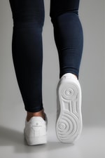 Rahat Bağcıklı Günlük Beyaz Unisex Spor Ayakkabı COMPAS Unisex Günlük Spor Ayakkabı Hammer Jack HAMMER JACK 21220 UNİSEX