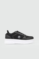 Rahat Bağcıklı Sneaker Siyah Beyaz Kadın Spor Ayakkabı CONPAX 5959 Kadın Günlük Ayakkabı Conpax CONPAX 25Y 5959