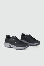 Rahat Bağcıklı Sneaker Siyah Füme Erkek Spor Ayakkabı 2709 Erkek Günlük Spor Ayakkabı Wickers WİCKERS 2709 MER AYAK