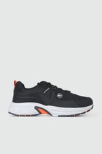 Rahat Bağcıklı Sneaker Siyah Turuncu Erkek Spor Ayakkabı 2709 Erkek Günlük Spor Ayakkabı Wickers WİCKERS 2709 MER AYAK
