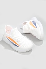 Rahat Cırtlı Beyaz Çocuk Spor Ayakkabı YEZZY Çocuk Günlük Spor Ayakkabı Cool COOL Yezzy Triko 22y