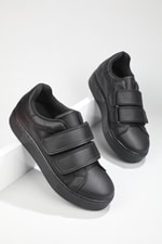 Rahat Cırtlı Kaymaz Taban Siyah Kadın Spor Ayakkabı LOWCAROLİNE Kadın Sneaker Beınsteps Beinsteps Low Caroline 22K