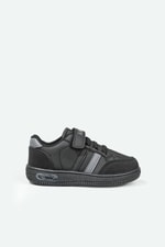 Rahat Comfort Siyah Gri Çocuk Spor Ayakkabı MALIBU Çocuk Günlük Spor Ayakkabı Kinetix kntx svnç malıbu boy ptk bebe