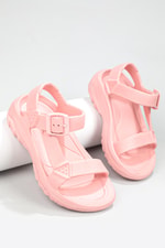 Rahat Eva Pembe Çocuk Sandalet S-01 Çocuk Sandalet Alessio Alessio s-01 Sandal 22Y