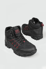 Rahat Günlük Tracking Siyah Kırmızı Unisex Bot 579 Unisex Günlük Confort Bot BLACK SEA BLACK SEA 579 UNİSEX BOT