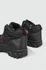 Rahat Günlük Tracking Siyah Kırmızı Unisex Bot 579 Unisex Günlük Confort Bot BLACK SEA BLACK SEA 579 UNİSEX BOT