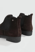Rahat Hakiki Deri Lastikli Kahve Nubuk Erkek Bot 22K Erkek Günlük Confort Bot Wow Plus BOOTS 22K MER LIKRALI BOT