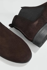 Rahat Hakiki Deri Lastikli Kahve Nubuk Erkek Bot 22K Erkek Günlük Confort Bot Wow Plus BOOTS 22K MER LIKRALI BOT