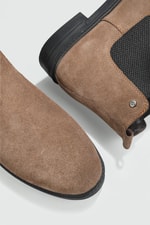 Rahat Hakiki Deri Lastikli Vizon Nubuk Erkek Bot 22K Erkek Günlük Confort Bot Wow Plus BOOTS 22K MER LIKRALI BOT