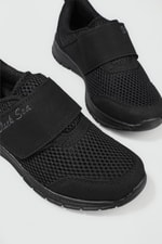 Rahat Nefes Alır Cırtlı Sneaker Siyah Kadın Spor Ayakkabı 581 Kadın Sneaker BLACK SEA BLACK SEA 581 ZEN ANORAK SPOR