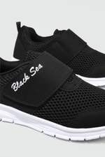 Rahat Nefes Alır Cırtlı Sneaker Siyah Beyaz Kadın Spor Ayakkabı 581 Kadın Sneaker BLACK SEA BLACK SEA 581 ZEN ANORAK SPOR