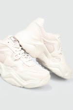 Rahat Nefes Alır Sneakers Bej Kadın Spor Ayakkabı 143 Kadın Günlük Spor Ayakkabı Dark Step DARKSTEP 143 ZEN SPOR AYAK