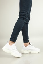 Rahat Nefes Alır Sneakers Beyaz Gri Gümüş Kadın Spor Ayakkabı Z025DM Kadın Sneaker Osaka OSAKA Z025DM Kadin Sneakers