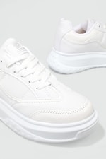 Rahat Nefes Alır Sneakers Beyaz Kadın Spor Ayakkabı 153 Kadın Günlük Spor Ayakkabı Dark Step DARKSTEP 153 ZEN SPOR AYAK