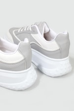 Rahat Nefes Alır Sneakers Buz Gri Kadın Spor Ayakkabı 153 Kadın Günlük Spor Ayakkabı Dark Step DARKSTEP 153 ZEN SPOR AYAK