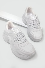Rahat Nefes Alır Sneakers Buz Gri Kadın Spor Ayakkabı 143 Kadın Günlük Spor Ayakkabı Dark Step DARKSTEP 143 ZEN SPOR AYAK