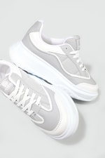 Rahat Nefes Alır Sneakers Buz Gri Kadın Spor Ayakkabı 153 Kadın Günlük Spor Ayakkabı Dark Step DARKSTEP 153 ZEN SPOR AYAK