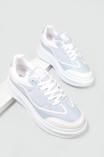 Rahat Nefes Alır Sneakers Gök Mavi Kadın Spor Ayakkabı 153 Kadın Günlük Spor Ayakkabı Dark Step DARKSTEP 153 ZEN SPOR AYAK