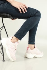Rahat Nefes Alır Sneakers Pudra Kadın Spor Ayakkabı Z025DM Kadın Sneaker Osaka OSAKA Z025DM Kadin Sneakers