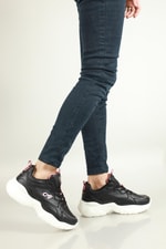 Rahat Nefes Alır Sneakers Siyah Bakır Pembe Kadın Spor Ayakkabı Z025DM Kadın Sneaker Osaka OSAKA Z025DM Kadin Sneakers