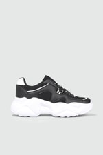 Rahat Nefes Alır Sneakers Siyah Beyaz Kadın Spor Ayakkabı 143 Kadın Günlük Spor Ayakkabı Dark Step DARKSTEP 143 ZEN SPOR AYAK