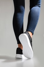 Rahat Nefes Alır Sneakers Siyah Beyaz Kadın Spor Ayakkabı 011 Kadın Günlük Spor Ayakkabı PASOMIA PASOMİA 011 ZEN ANORAK