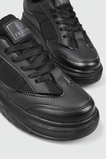 Rahat Nefes Alır Sneakers Siyah Kadın Spor Ayakkabı 153 Kadın Günlük Spor Ayakkabı Dark Step DARKSTEP 153 ZEN SPOR AYAK