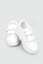 Resim Baskılı Cırtlı Beyaz Beyaz Çocuk Spor Ayakkabı RESİMLİ Çocuk Sneaker Beınsteps Beinsteps Resimli Çocuk Spor