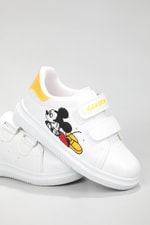 Resim Baskılı Cırtlı Byz Sarı Çocuk Spor Ayakkabı RESİMLİ Çocuk Sneaker Beınsteps Beinsteps Resimli Çocuk Spor