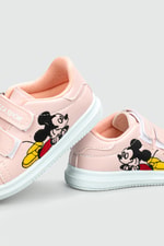 Resim Baskılı Cırtlı Pembe Beyaz Çocuk Spor Ayakkabı RESİMLİ Çocuk Sneaker Beınsteps Beinsteps Resimli Çocuk Spor