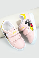 Resim Baskılı Cırtlı Pembe Sarı Çocuk Spor Ayakkabı RESİMLİ Çocuk Sneaker Beınsteps Beinsteps Resimli Çocuk Spor