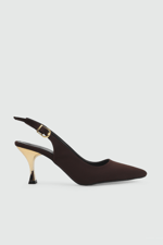 Sivri Burun Stiletto Kahve Zara Kadın Topuklu My Bella ELT-231 Kadın Stiletto MY BELLA My Bella ELT-231 Kadın 26Y