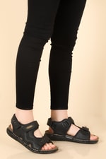 Sıyah Unisex Sandalet 865-1 Unisex Sandalet Apella APELLA 865-1 TOURİNG UNİSEX SN