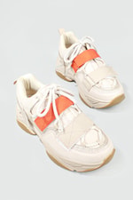 Sneakers Bej Turuncu Kadın Spor Ayakkabı 075 Kadın Sneaker PASOMIA PASOMİA 075 ZEN SPOR AYAK