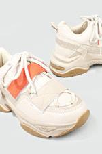 Sneakers Bej Turuncu Kadın Spor Ayakkabı 075 Kadın Sneaker PASOMIA PASOMİA 075 ZEN SPOR AYAK