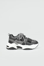Sneakers Siyah Beyaz Kadın Spor Ayakkabı 075 Kadın Sneaker PASOMIA PASOMİA 075 ZEN SPOR AYAK