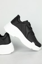Sneakers Siyah Beyaz Kadın Spor Ayakkabı Ş-10 Kadın Sneaker Beınsteps ŞANZELİZE Ş-10 CİLT