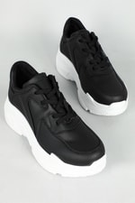 Sneakers Siyah Beyaz Kadın Spor Ayakkabı Ş-10 Kadın Sneaker Beınsteps ŞANZELİZE Ş-10 CİLT