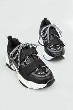 Sneakers Siyah Beyaz Kadın Spor Ayakkabı 075 Kadın Sneaker PASOMIA PASOMİA 075 ZEN SPOR AYAK