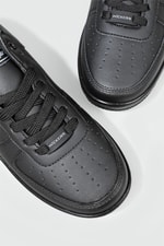 Sneakers Siyah Füme Erkek Spor Ayakkabı 1787 Erkek Günlük Spor Ayakkabı Wickers WİCKERS 1787 MER CİLT SPOR