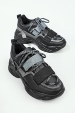 Sneakers Siyah Siyah Kadın Spor Ayakkabı 075 Kadın Sneaker PASOMIA PASOMİA 075 ZEN SPOR AYAK