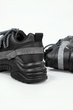 Sneakers Siyah Siyah Kadın Spor Ayakkabı 075 Kadın Sneaker PASOMIA PASOMİA 075 ZEN SPOR AYAK