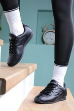 Sneakers Siyah Unisex Spor Ayakkabı NEPTUN Unisex Günlük Spor Ayakkabı Lescon LESCON NEPTUN UNİSEX