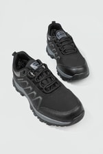 Su Geçirmez Siyah Gri Erkek Spor Ayakkabı 25686 Erkek Outdoor Jump JUMP 25686 MER AYAKKABI