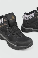 Su Geçirmez Siyah Unisex Spor Ayakkabı 21752 Unisex Outdoor Hammer Jack HAMMERJACK 21752 UNİSEX BOT