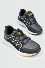 Su İtici Nefes Alır Füme Gri Sarı Unisex Spor Ayakkabı 2123 Unisex Günlük Spor Ayakkabı Wickers WİCKERS 2123 UNİSEX SPOR AYAK