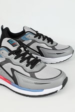 Su İtici Nefes Alır Gri Kırmızı Unisex Spor Ayakkabı 26636 Unisex Günlük Spor Ayakkabı Jump JUMP 26636 UNİSEX SPOR