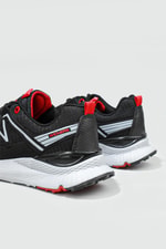 Su İtici Nefes Alır Siyah Gri Kırmızı Unisex Spor Ayakkabı 2123 Unisex Günlük Spor Ayakkabı Wickers WİCKERS 2123 UNİSEX SPOR AYAK